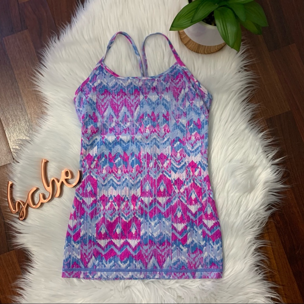 Ivivva Power Y blue tumblin tank